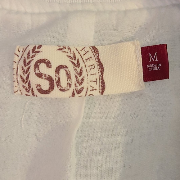 100% cotton eyelet bomber jacket - Picture 3 of 3